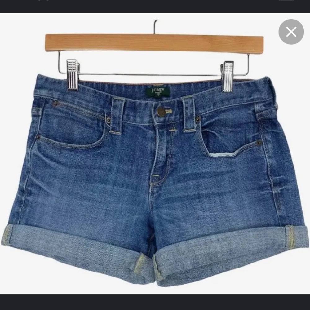 J crew denim shorts